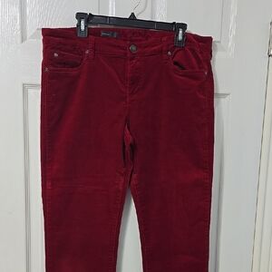 Kut From The Kloth Red Corduroy Pants